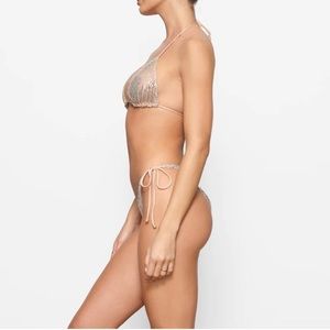 Skims Swim Sequin Bikini Set NWT